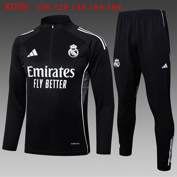 Ninos Sudadera De Training Real Madrid 2025-2026 Negro 6 Ninos Sudadera De Training Real Madrid 2025-2026 Negro 6